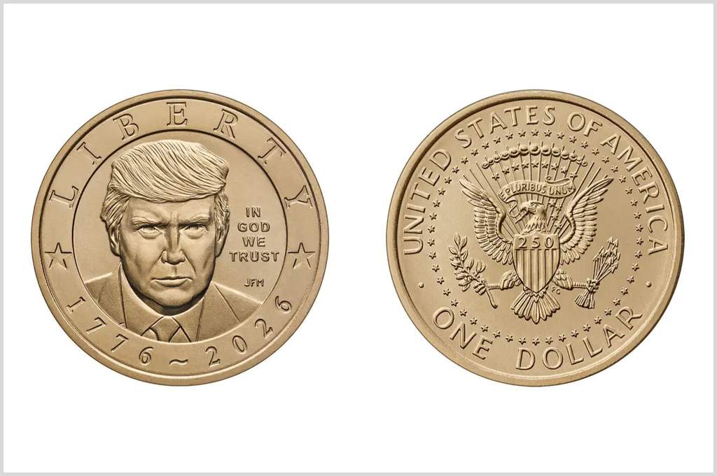 Koin Satu Dolar Bergambar Donald Trump Resmi Diluncurkan