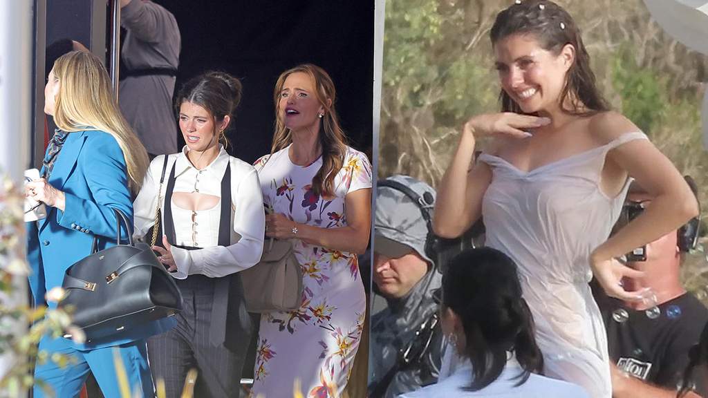 Jennifer Garner dan Judy Greer di lokasi syuting film reboot 13 Going on 30 Netflix