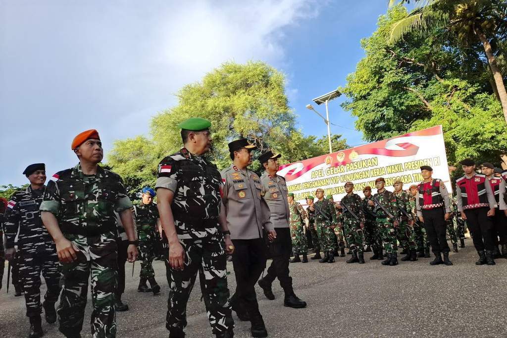 1.500 personel gabungan TNI Polri disiagakan untuk kunjungan Wapres Gibran Rakabuming Raka di Kupang