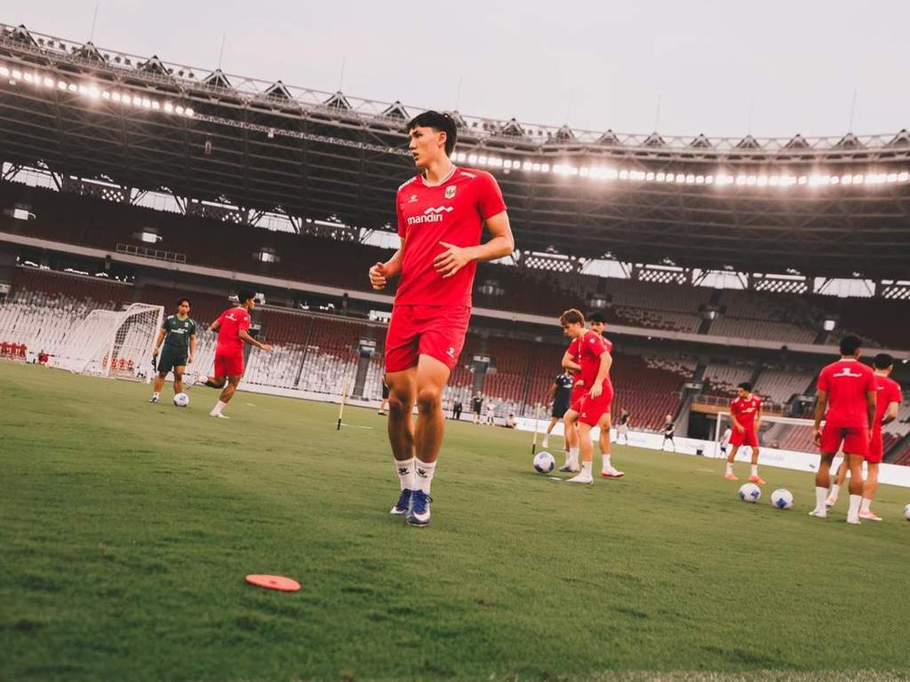 Pemain Timnas Indonesia bersiap menghadapi Piala AFF 2026
