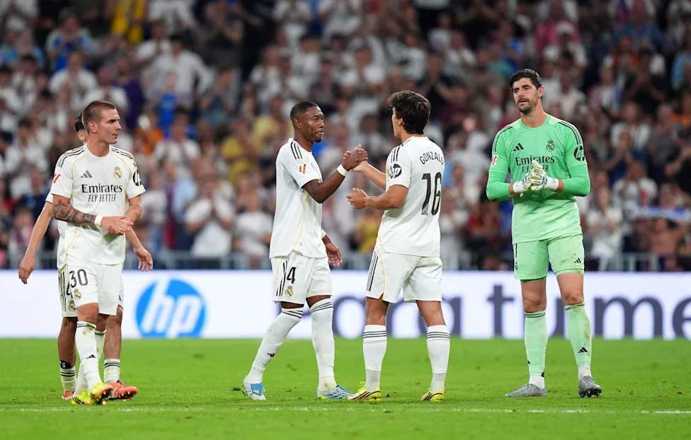 Pertandingan uji coba Real Madrid melawan Leganes di lapangan Valdebebas