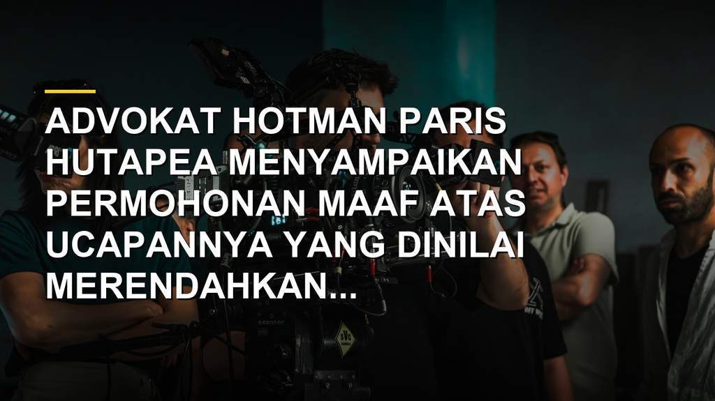 Advokat Hotman Paris Hutapea saat memberikan keterangan pers terkait perkara hukum