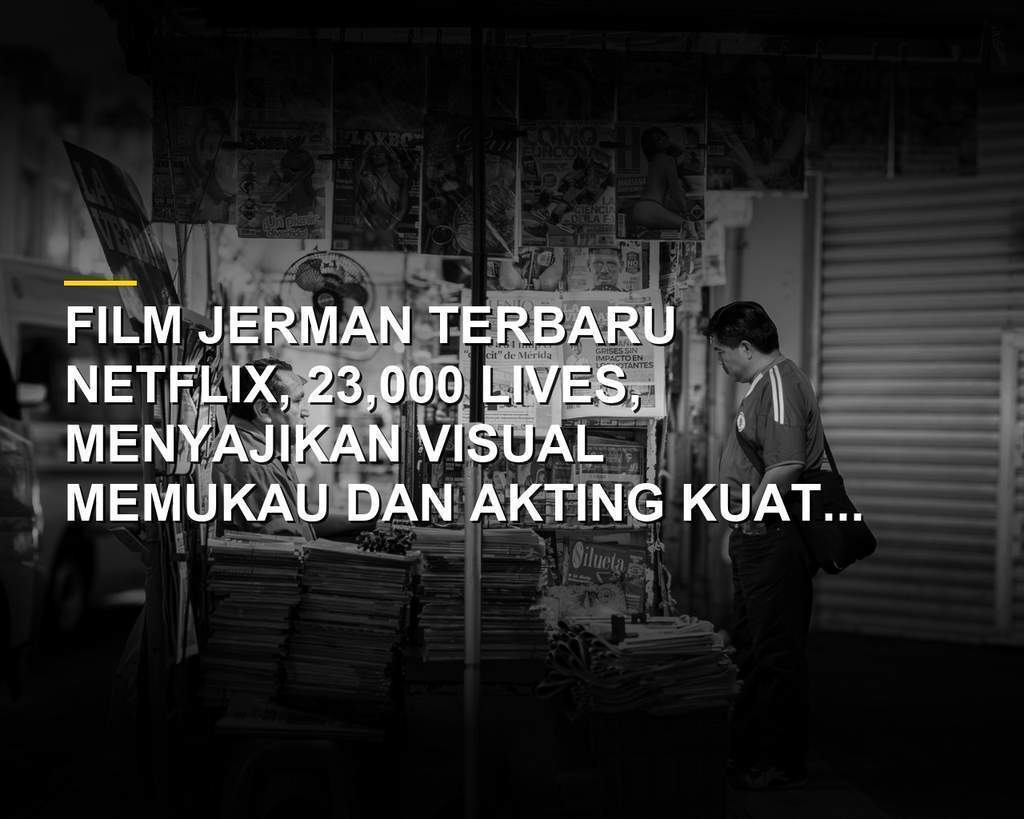 Aktor Louis Hofmann dalam adegan film drama Jerman 23,000 Lives di Netflix