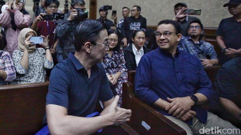 Anies Baswedan berbicara terkait kasus hukum Tom Lembong yang disorot media internasional
