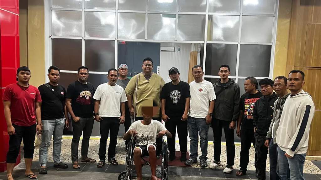 Ilustrasi penangkapan pelaku begal sadis di Medan oleh kepolisian
