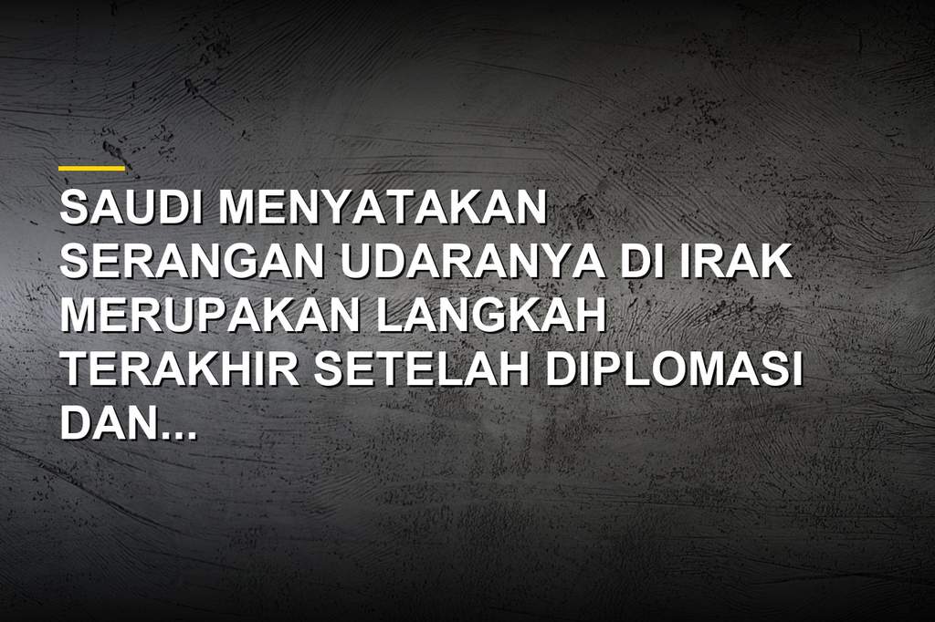 Bendera Saudi berkibar di tiang, latar belakang langit biru, simbol negara dan konflik Timur Tengah