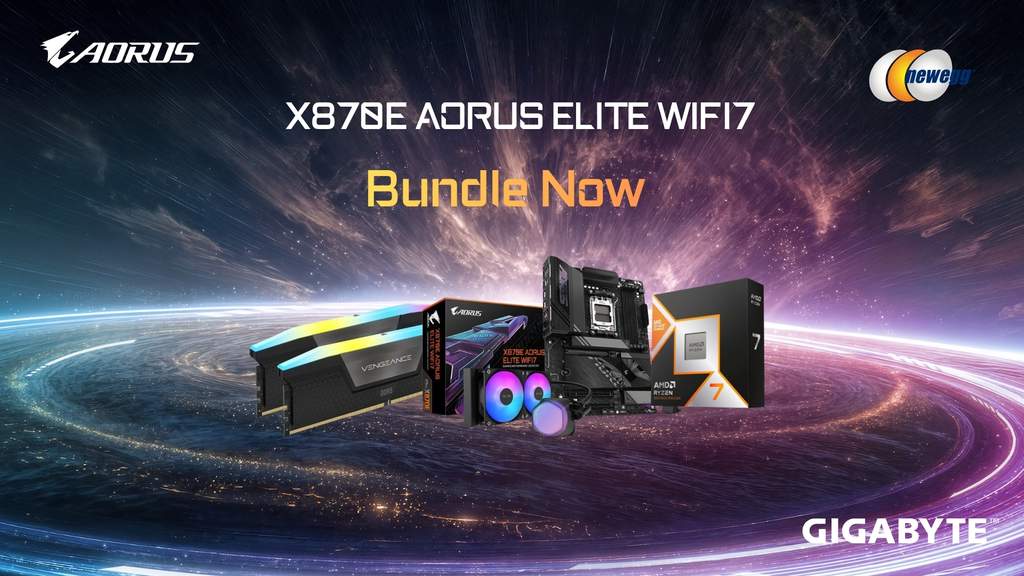 Bundle GIGABYTE X870E dan Ryzen 7 9800X3D di Newegg, Diskon Rp 20 Juta