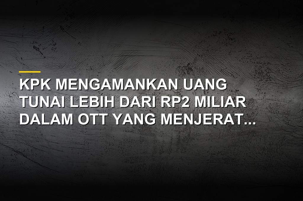 Bupati Pemalang Anom Widiyantoro dalam konferensi pers terkait OTT KPK