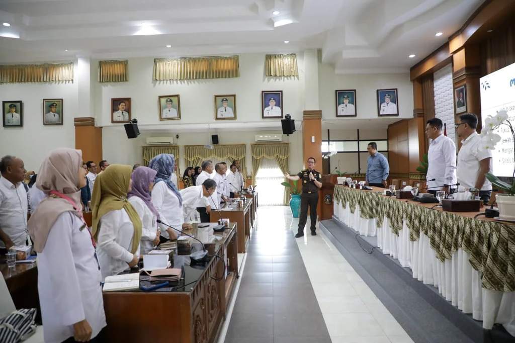 Sosialisasi pencegahan tindak pidana korupsi ASN Pemkab Sleman di Aula Setda Sleman