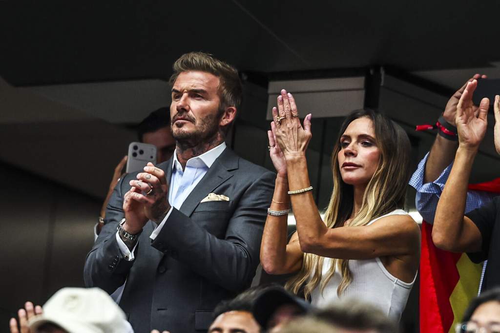 David Beckham menyaksikan pertandingan di tribune VIP Piala Dunia 2026