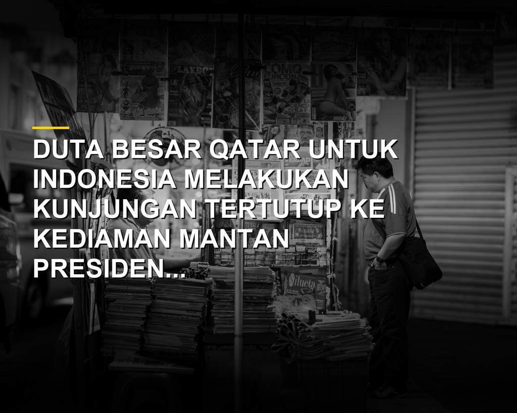 dubes qatar menemui jokowi di solo dalam pertemuan tertutup