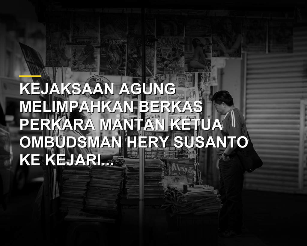 Eks Ketua Ombudsman Hery Susanto segera disidang kasus korupsi tambang nikel