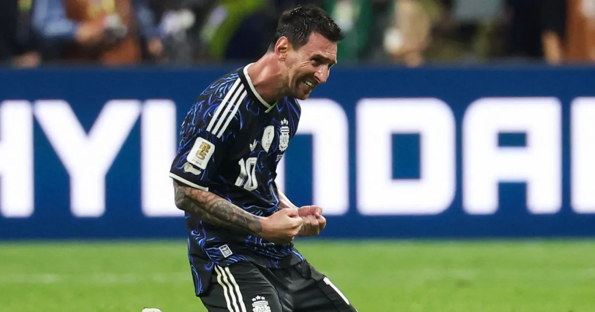 Selebrasi emosional para pemain Argentina setelah lolos ke babak final Piala Dunia 2026