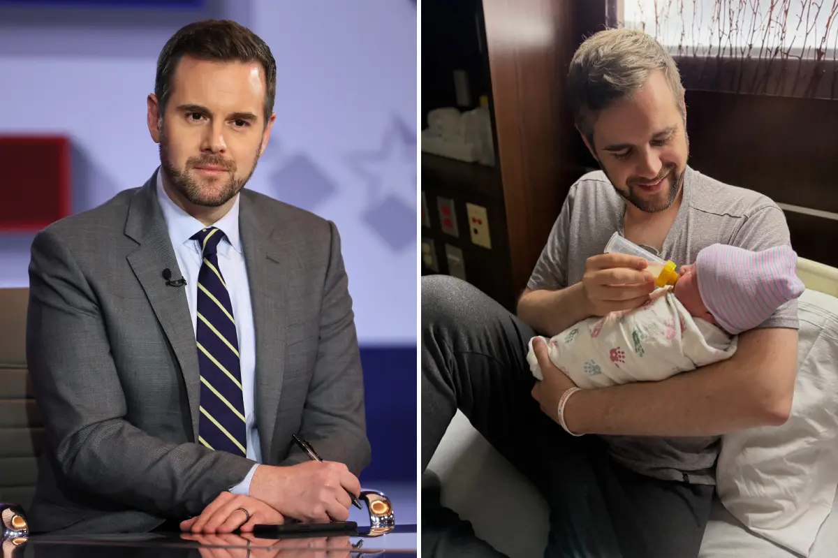 Momen kebahagiaan Guy Benson menyambut kelahiran putri pertamanya Madison Halsey