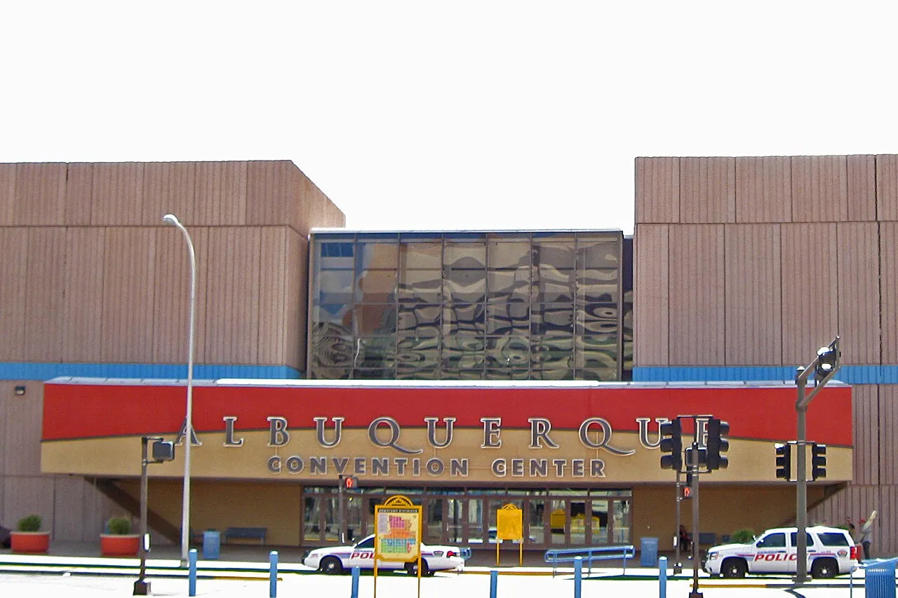 Albuquerque Convention Center di New Mexico saat perhelatan kejuaraan atletik indoor nasional
