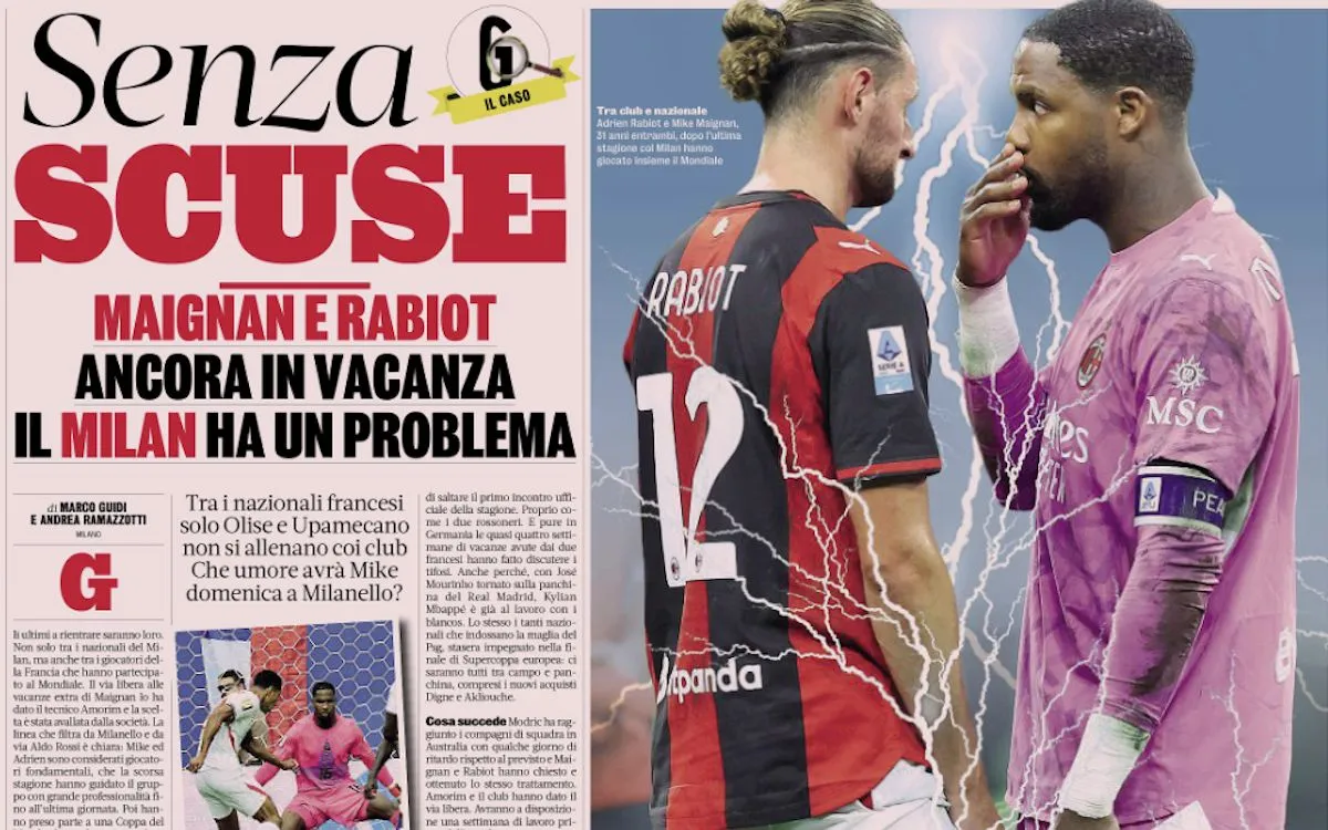 Kiper AC Milan Mike Maignan saat sesi latihan sebagai ilustrasi berita libur panjang