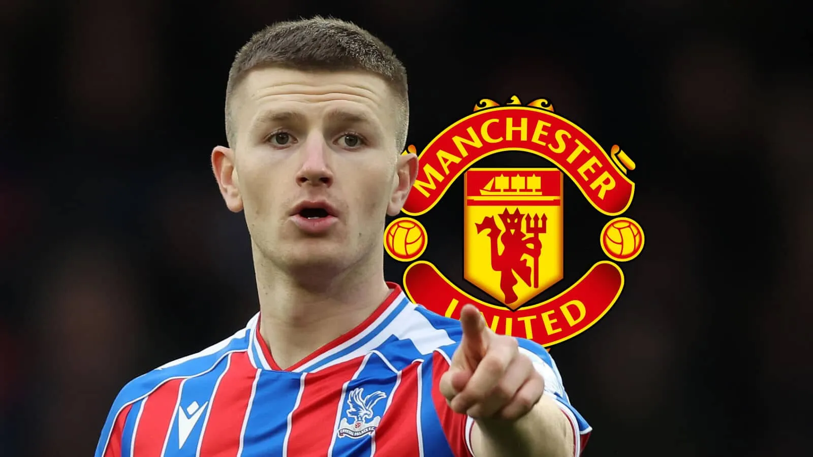 Gelandang Crystal Palace Adam Wharton beraksi di lapangan hijau