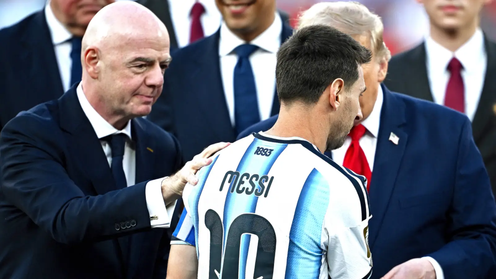 Presiden FIFA Gianni Infantino menghadiri agenda resmi sepak bola dunia