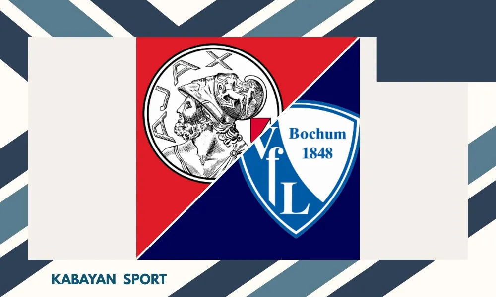 Pemain Ajax Amsterdam merayakan gol ke gawang VfL Bochum dalam laga uji coba