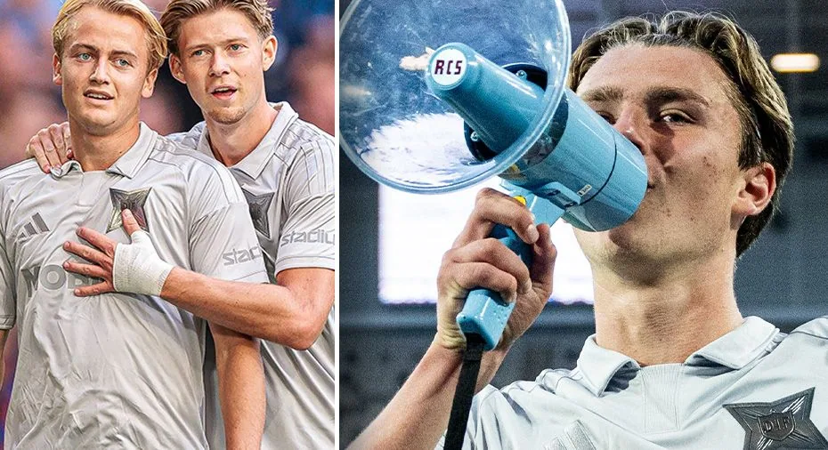 Alexander Johansson saat melakoni debut bersama Djurgarden di Allsvenskan