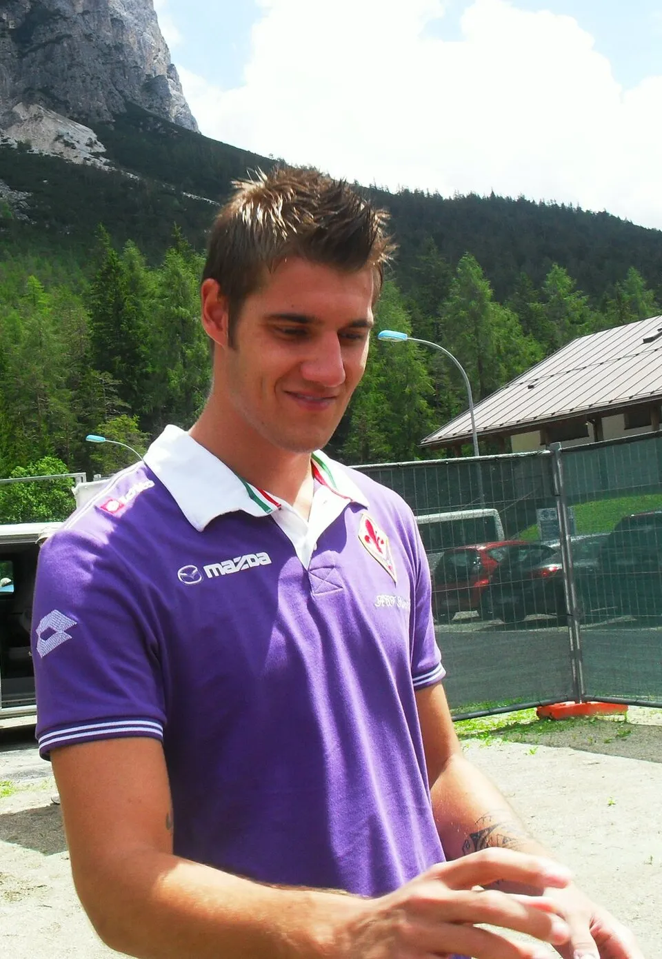 Foto Andrea Seculin, kiper profesional asal Italia