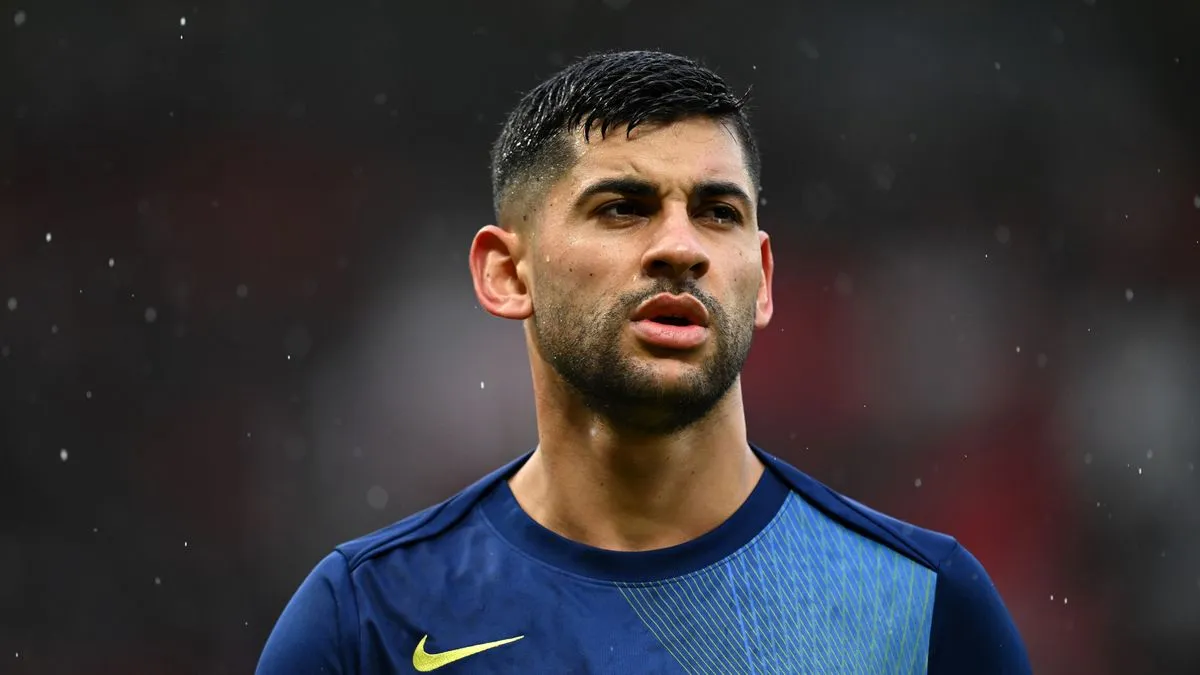 Cristian Romero saat mengenakan seragam Tottenham Hotspur