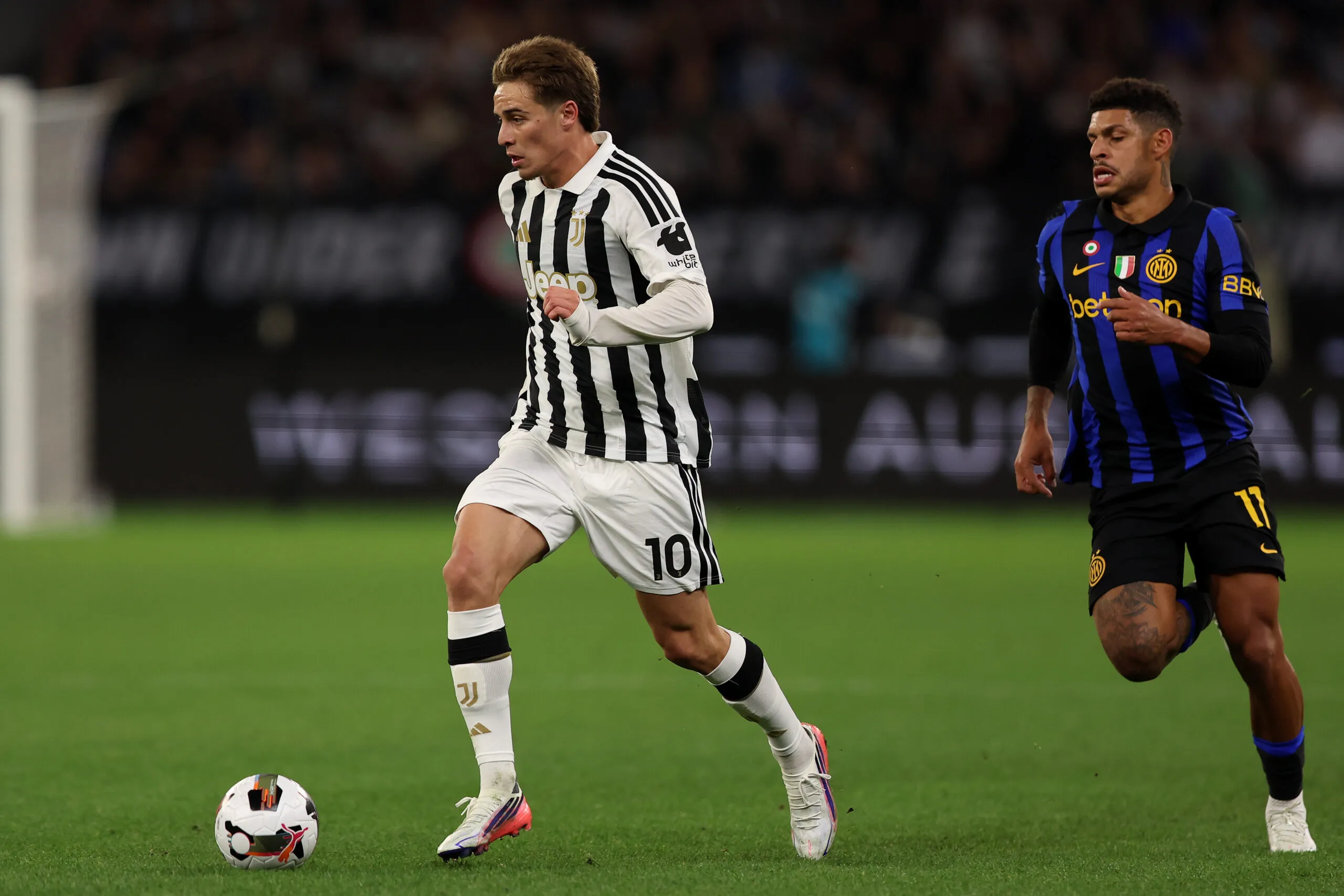 Kenan Yildiz penyerang sayap Juventus yang menjadi target transfer Arsenal