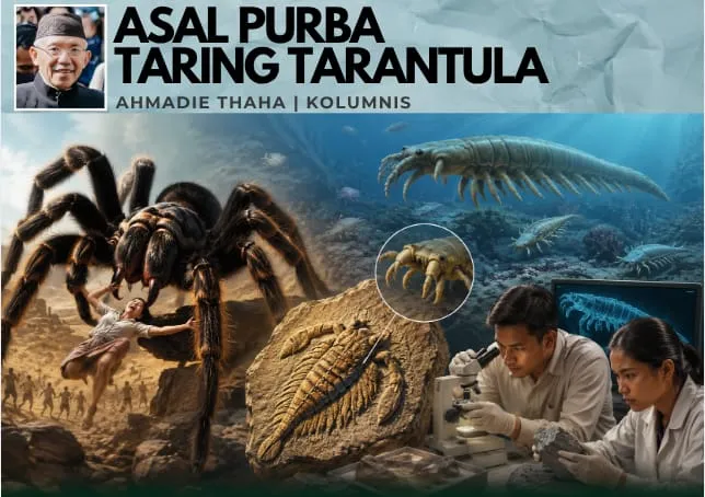 Fosil purba Urokodia sebagai asal usul taring tarantula