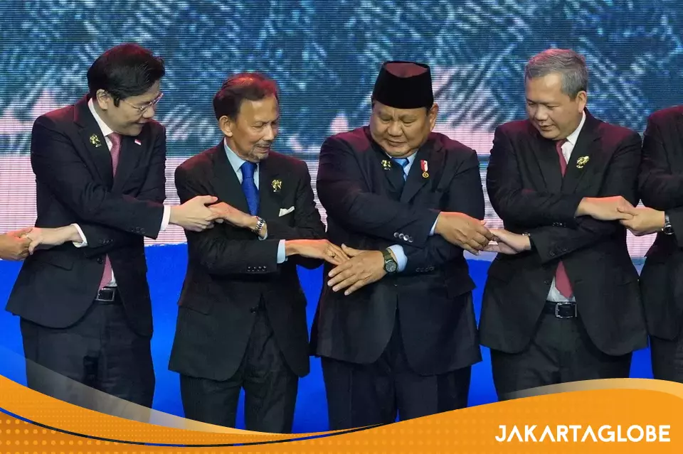 Menteri Luar Negeri RI Sugiono menyampaikan pidato dalam perayaan HUT ASEAN di Jakarta