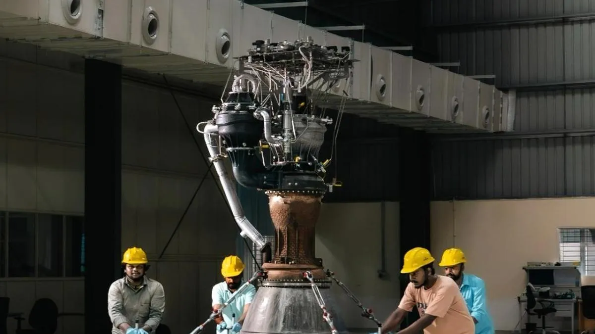 Mesin roket EVEREST buatan Astrobase Space Technologies di Bengaluru