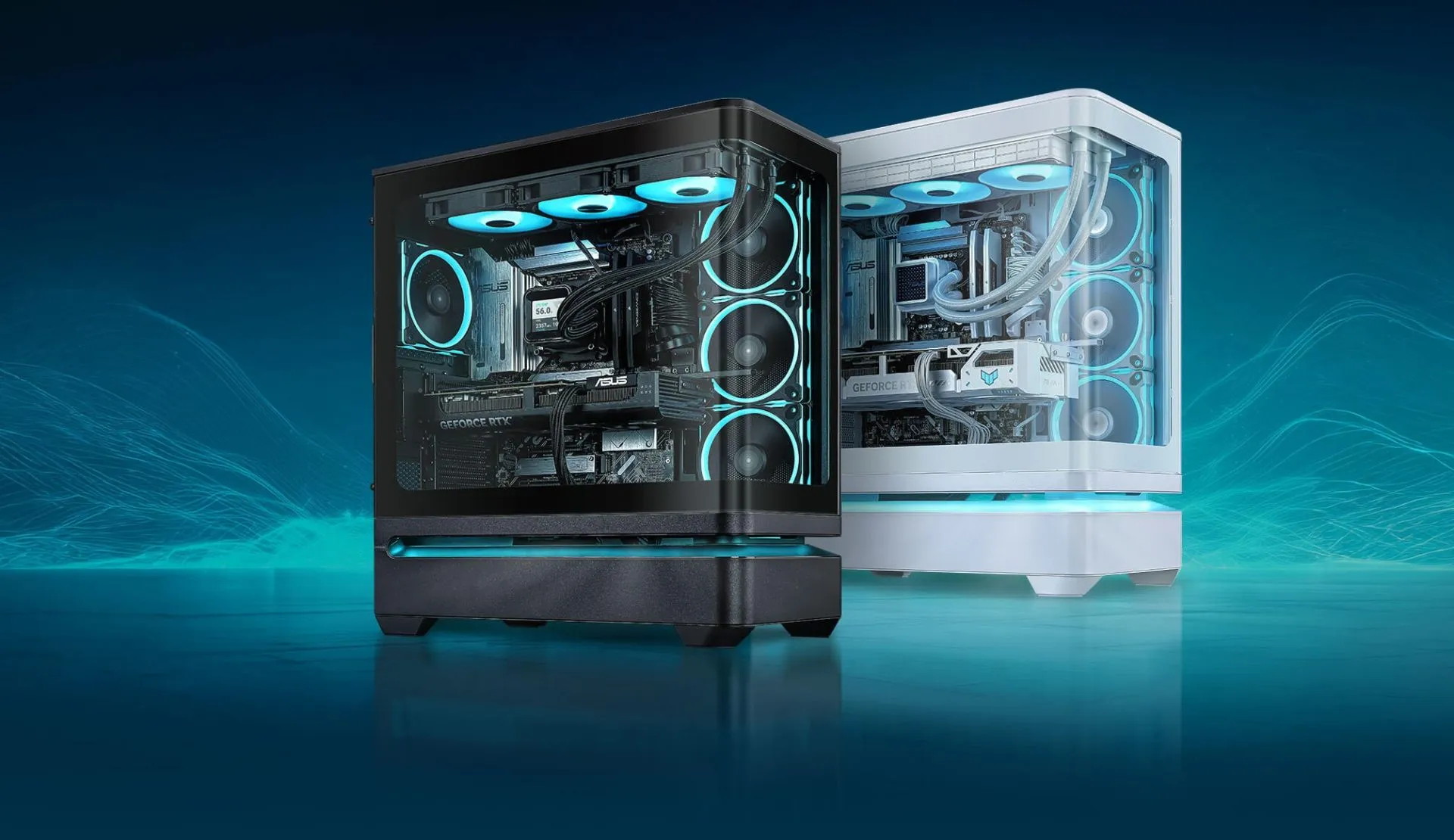 ASUS Prime AP304 casing PC mid-tower dengan pendingin GPU unggulan