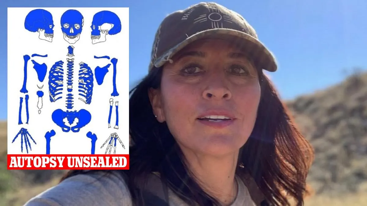 Pemandangan hutan tempat ditemukannya sisa-sisa kerangka Melissa Casias di New Mexico