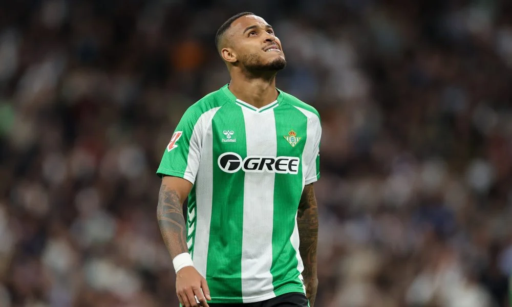 Pemain Real Betis Natan dalam laga La Liga sebagai incaran Barcelona