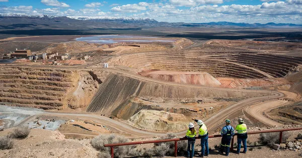 Area operasional Nevada Gold Mines milik Barrick Mining dan Newmont