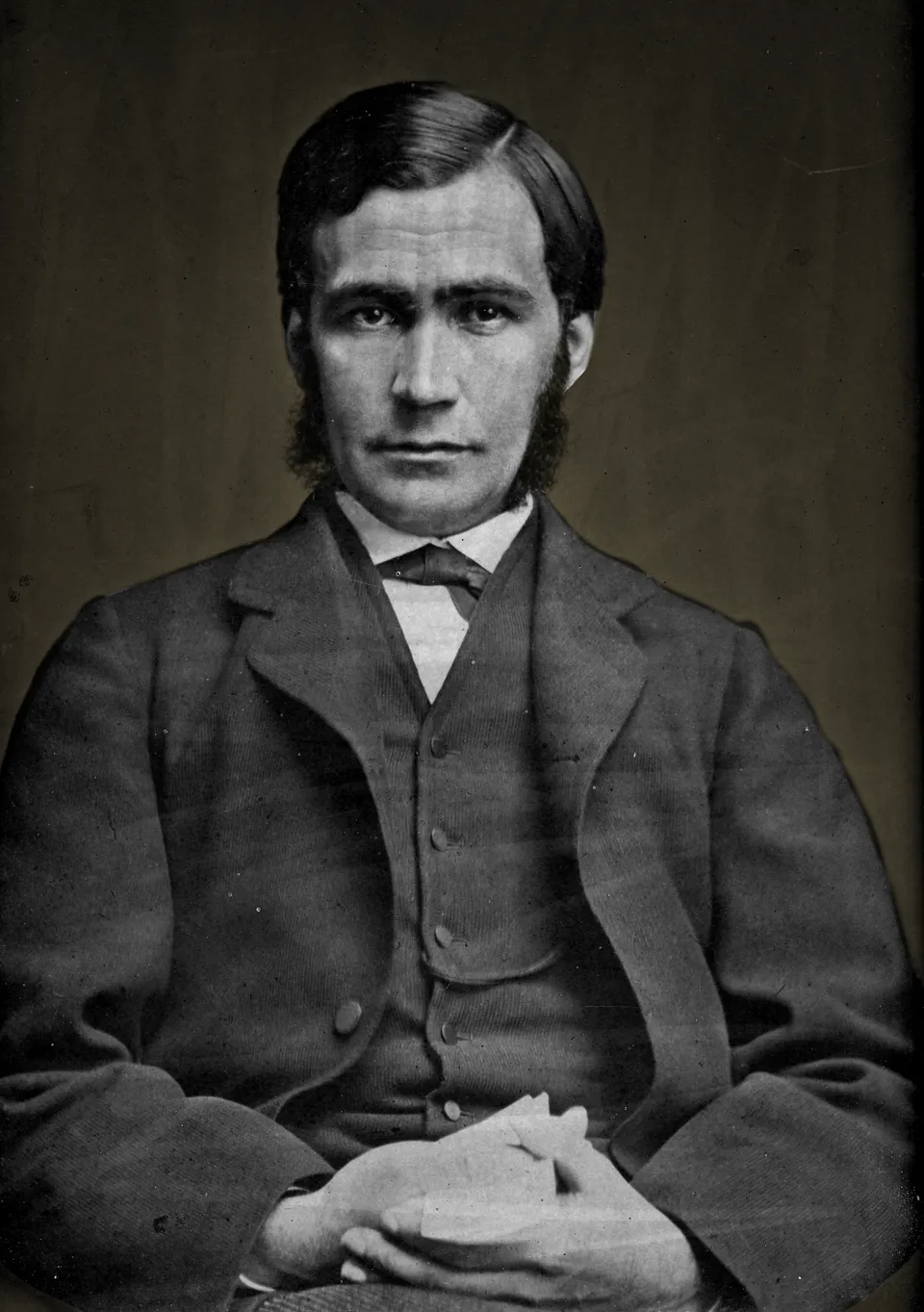 Ilustrasi potret T. H. Green filsuf Inggris dan pemikir sosial liberalisme