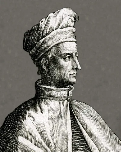 Ilustrasi potret penjelajah Amerigo Vespucci yang diabadikan dalam sejarah dunia
