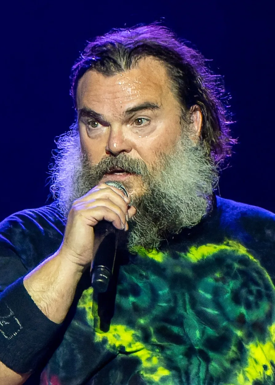 Aktor Hollywood Jack Black saat menghadiri acara pemutaran film