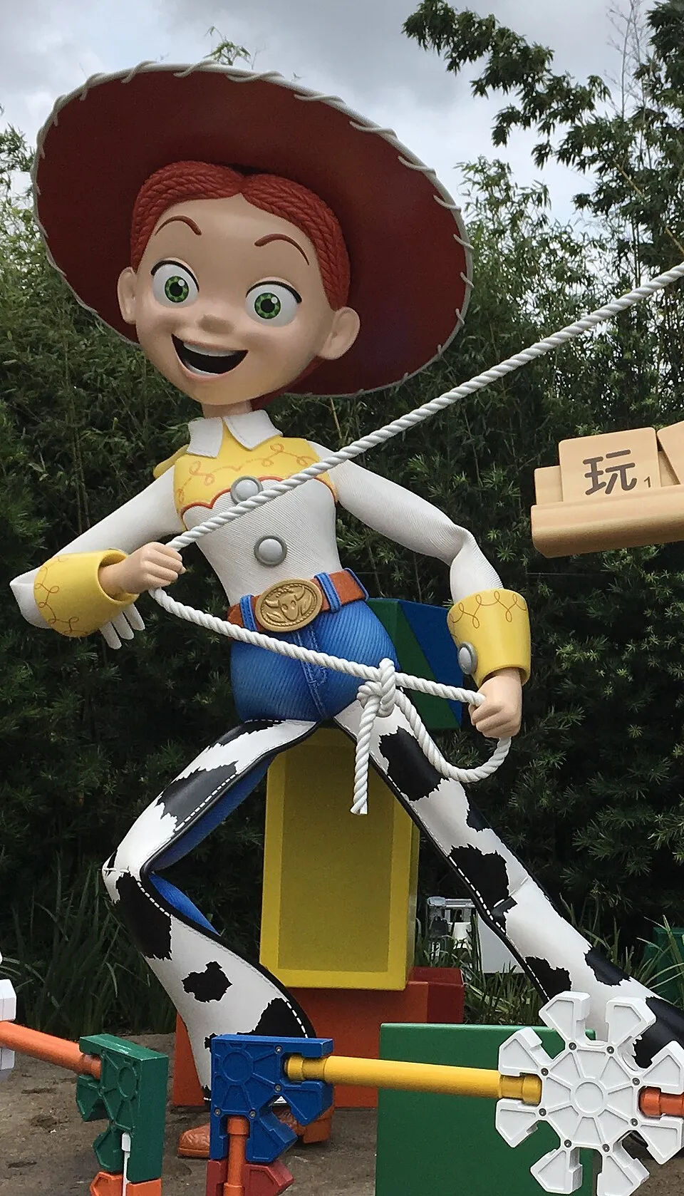 Karakter boneka Jessie dalam film animasi Toy Story produksi Disney Pixar