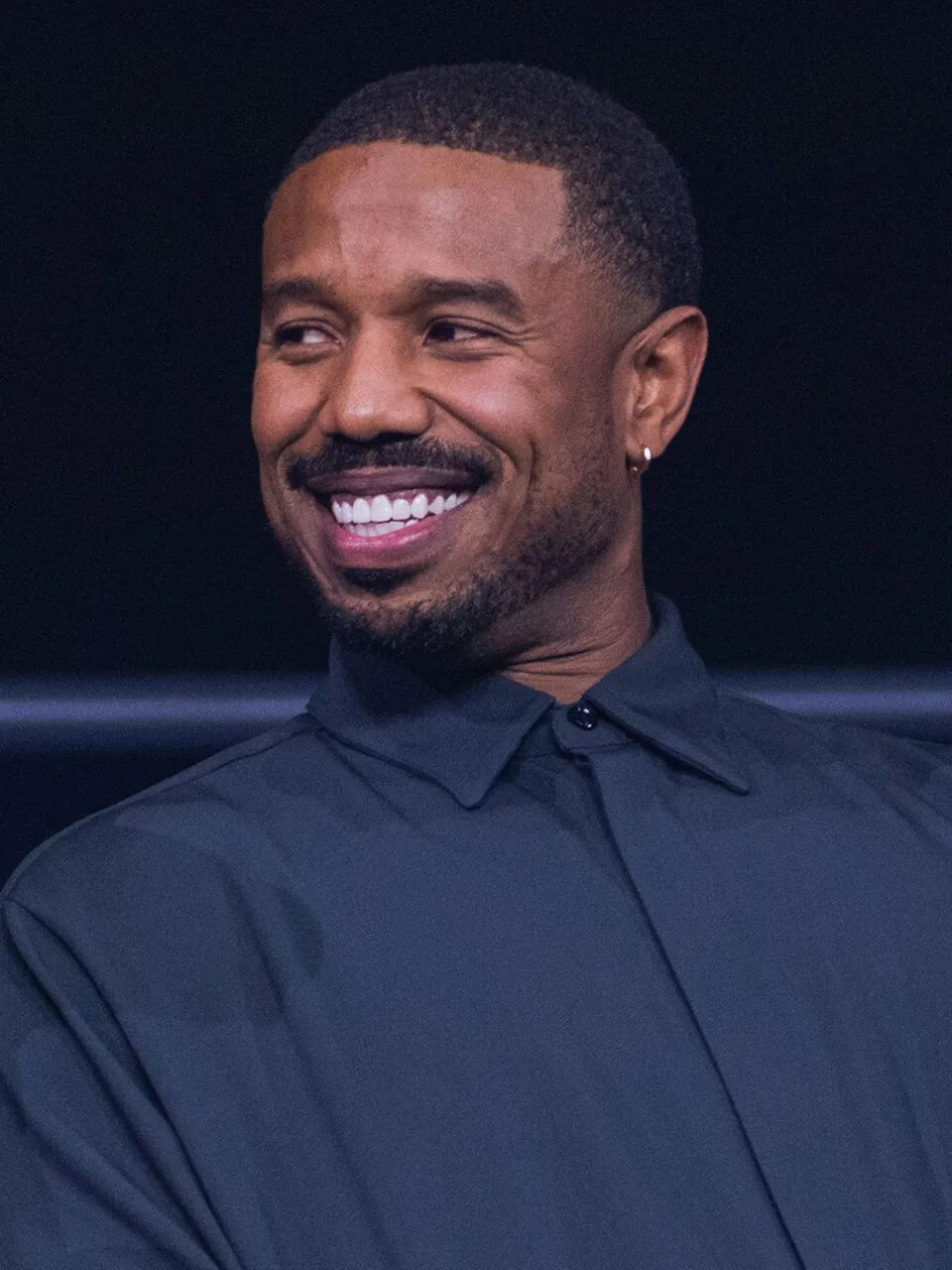 Potret aktor dan sutradara Hollywood Michael B. Jordan dalam sebuah acara perfilman