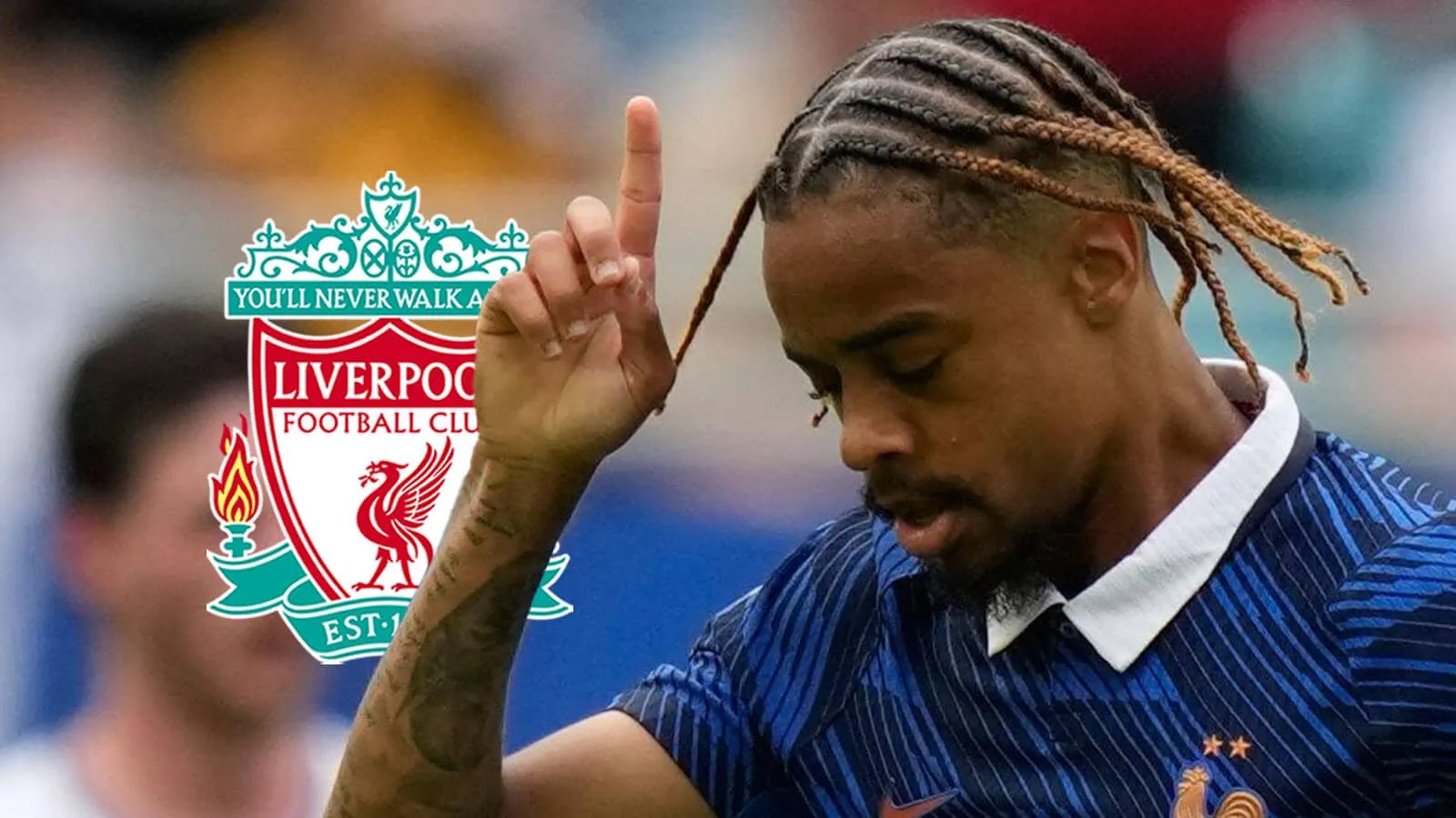 Bradley Barcola dalam balutan seragam PSG