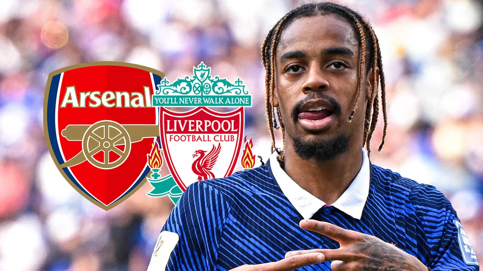 Bradley Barcola penyerang Paris Saint-Germain yang menjadi incaran klub Liga Inggris
