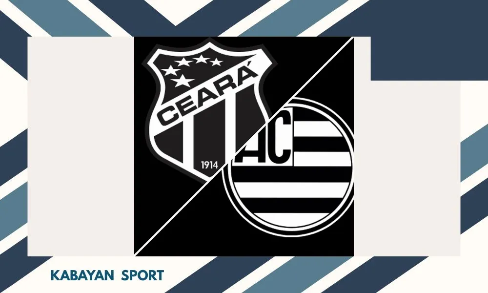 Pemain Ceará berduel di lapangan melawan pemain Athletic Club MG