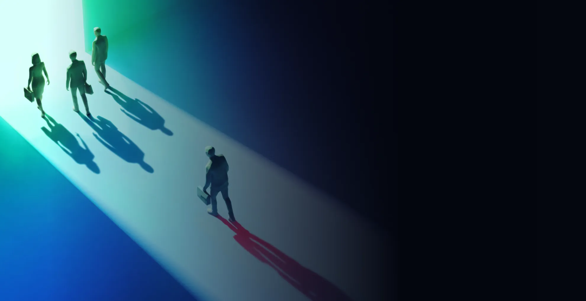 Ilustrasi celah keamanan identitas dan pemulihan data siber perusahaan