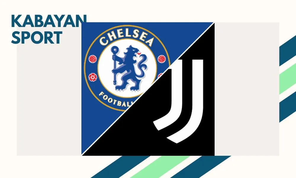 Pemain Juventus merayakan gol kemenangan atas Chelsea di Kai Tak Sports Park