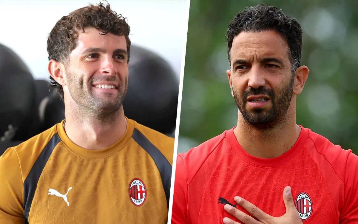 Christian Pulisic menjalani sesi latihan bersama AC Milan di bawah arahan Ruben Amorim