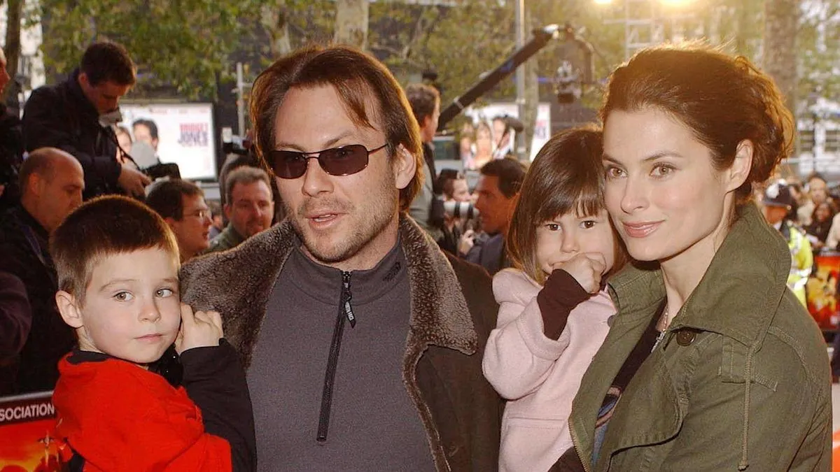 Christian Slater bersama anak-anaknya termasuk putra sulungnya Jaden Slater