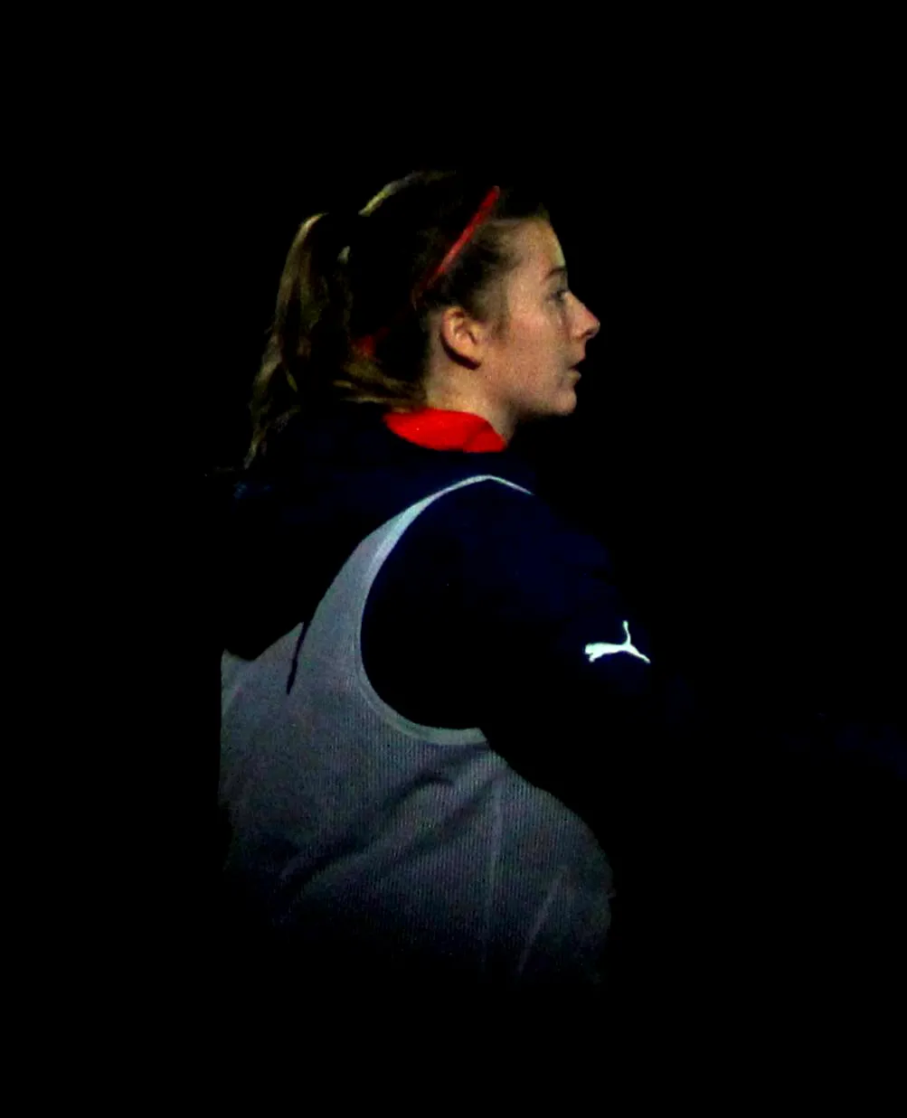 Foto Christie Harrison-Murray dengan seragam tim sepak bola