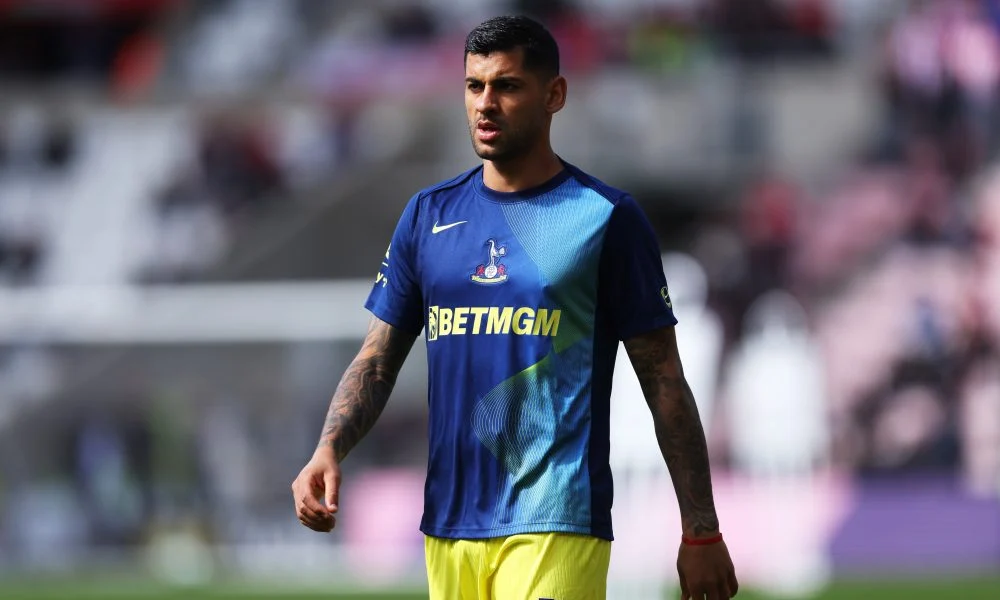 Cristian Romero bek Tottenham Hotspur yang menjadi incaran Barcelona dan Atletico Madrid