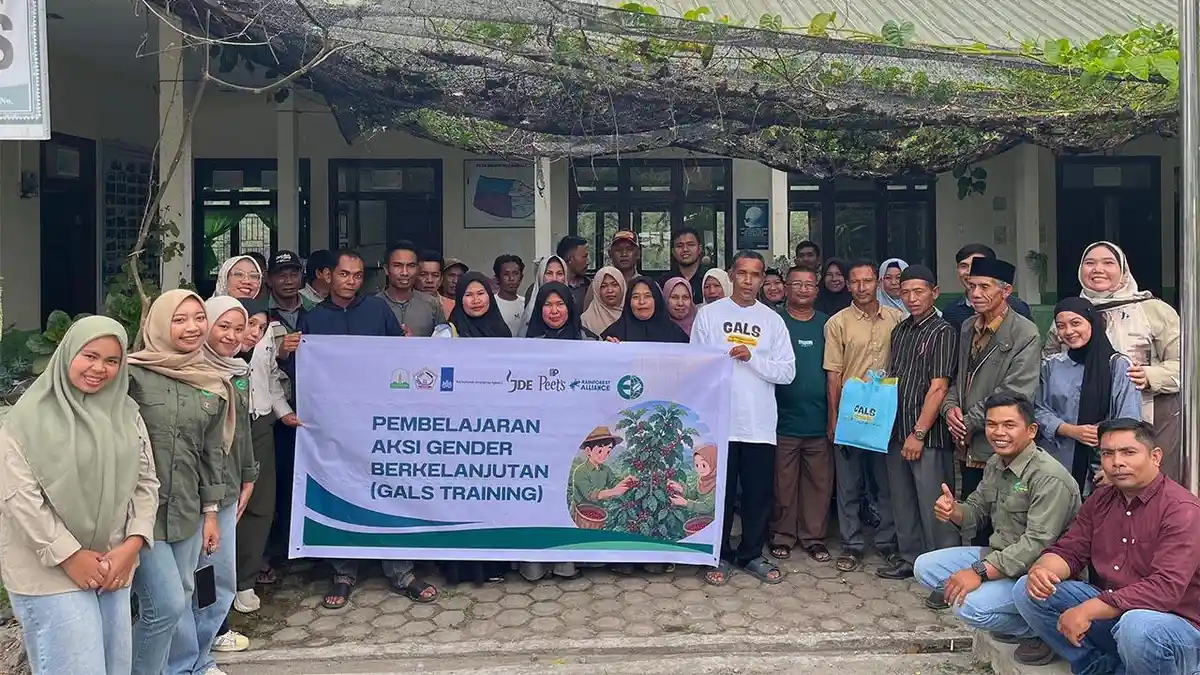 Kondisi cuaca cerah berawan di kawasan dataran tinggi Takengon Aceh Tengah