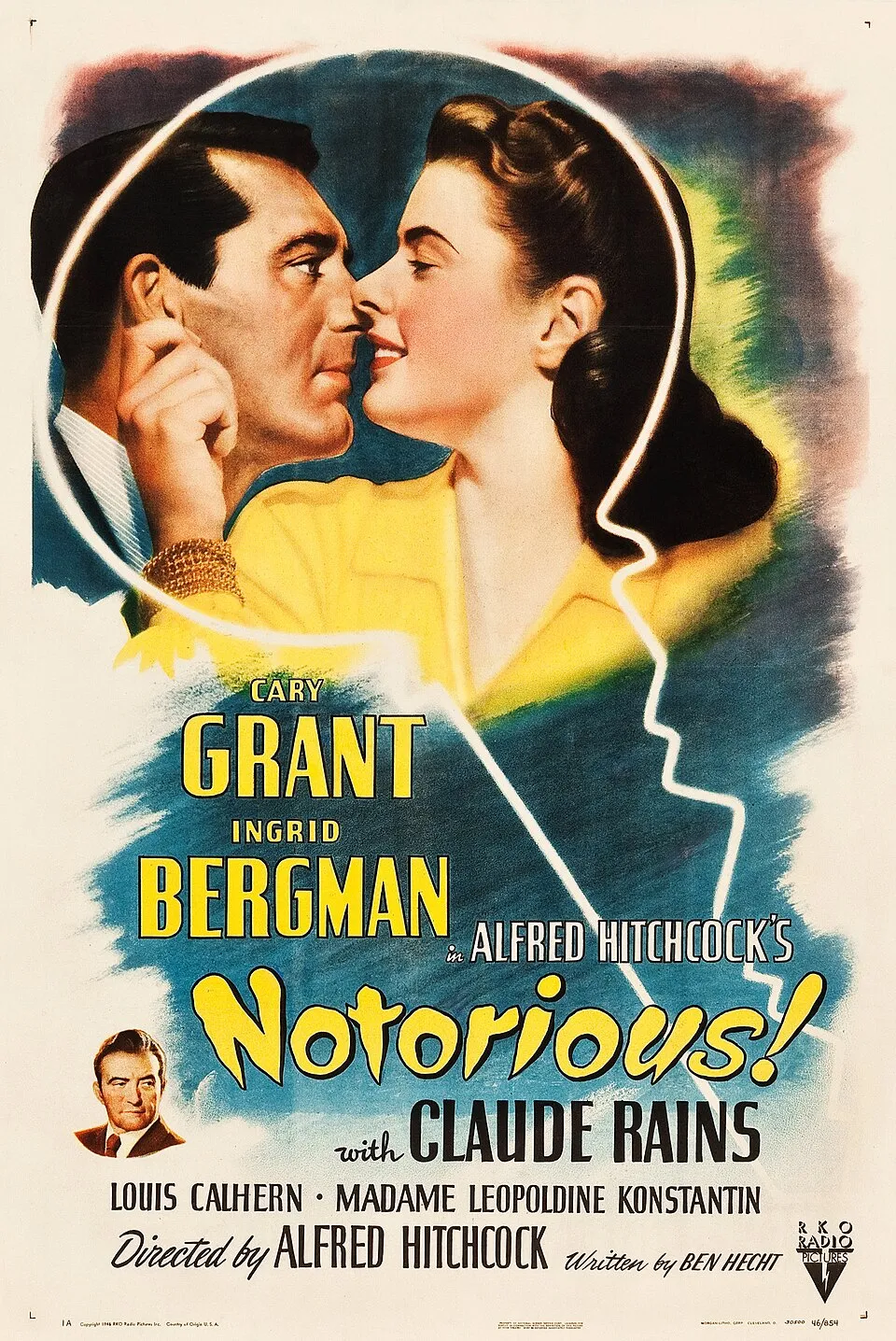 Arsip poster film klasik Hollywood rilisan tahun 1946 di bioskop
